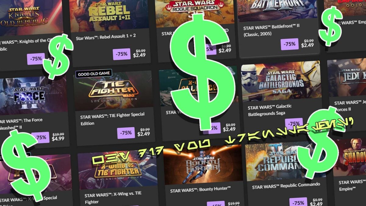 Algunos de los mejores juegos de Star Wars, ahora a precios de ganga