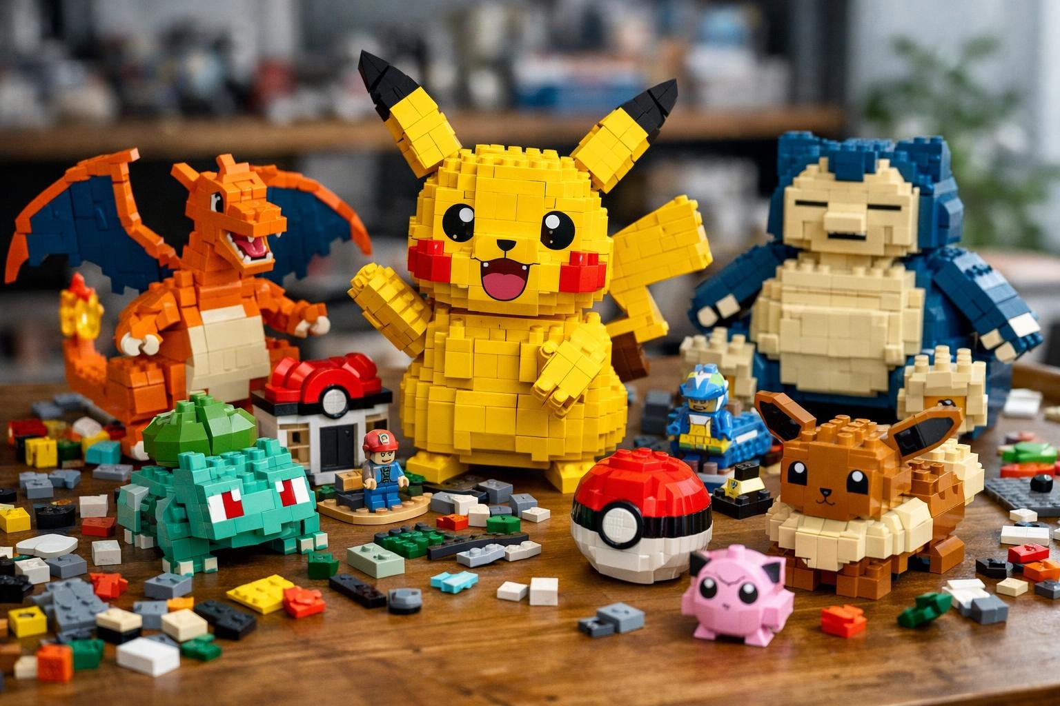 LEGO presenta un nuevo set de Pokémon con Pikachu y más de 1200 piezas