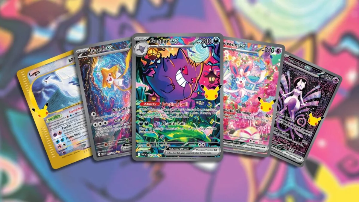 Pokémon TCG Celebración del 30.º Aniversario: 15 cartas más caras (incluye Mew RGB de 4.000 $)